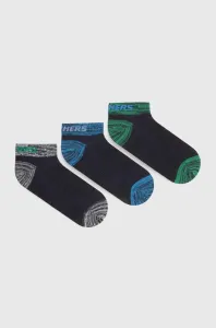 Dětské ponožky Skechers černá barva #6132013