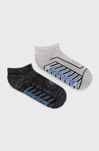 Ponožky Skechers (2-pak) šedá barva #4821504