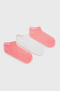 Ponožky Skechers (3-pack) růžová barva #5901855