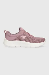 Tréninkové boty Skechers GO WALK FLEX růžová barva