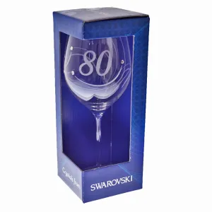 Výroční pohár na víno SWAROVSKI - K 80. narodeninám #2793910
