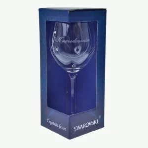 Výroční pohár na víno SWAROVSKI - K 80. narodeninám #4139601