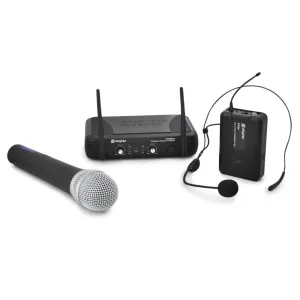 Bezdrátový mikrofonní set Skytec STWM722,UHF ruční mikrofon