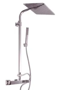 SLEZAK-RAV Vodovodní baterie sprchová LOIRA s hlavovou a ruční sprchou, Barva: chrom, Rozměr: 150 mm LR580.5/6 #4516695