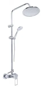 SLEZAK-RAV Vodovodní baterie sprchová NIL s hlavovou a ruční sprchou, Barva: chrom, Rozměr: 150 mm NL282.5/7