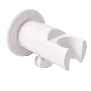 SLEZAK-RAV Držák sprchy s vývodem pro hadici bílá, Barva: bílá MD0614RB #4517895
