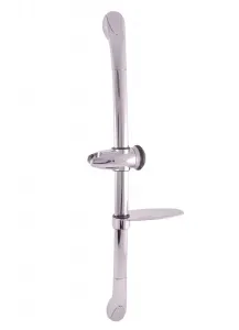 SLEZAK-RAV Sprchová tyč s posuvným držákem a mýdlenkou, Barva: chrom PD0078 #4517127