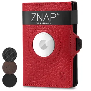 Slimpuro ZNAP Airtag Wallet, 12 karet, přihrádka na mince, 8,9 x 1,8 x 6,3 cm (Š x V x H), ochrana RFID #761895