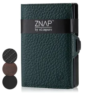 Slimpuro ZNAP, portofel subțire, 8 cărți, compartiment pentru monede, 8,9 × 1,5 × 6,3 cm (L × Î × l), protecție RFID #760561