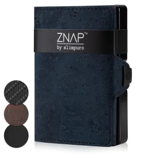Slimpuro ZNAP, portofel subțire, 8 cărți, compartiment pentru monede, 8,9 × 1,5 × 6,3 cm (L × Î × l), protecție RFID #760557