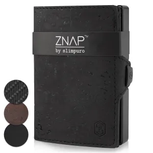 Slimpuro ZNAP, tenká peněženka, 12 karet, složka na mince, 8,9 × 1,8 × 6,3 cm (Š × V × H), RFID ochrana #760578