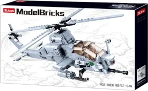 Sluban Army Model Bricks M38-B0838 Bitevní helikoptéra