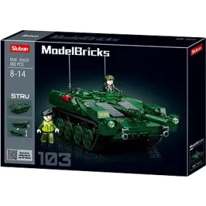 Sluban Model Bricks M38-B1010 STRV103 Hlavní bitevní tank