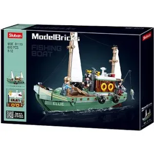 Sluban Model Bricks M38-B1119 Rybářská loď Ellie