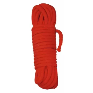 Bondage lano - 10m (červený) #2790596