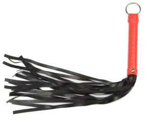 WHIP WITH RING BLACK/RED 49 CM