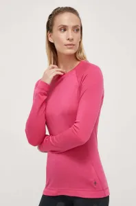Funkční triko s dlouhým rukávem Smartwool Classic Thermal Merino růžová barva #6114855