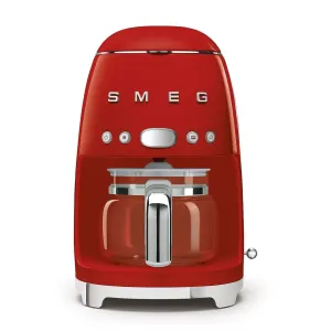 Smeg Překapávač na kávu 50´s Retro Style, červená DCF02RDEU