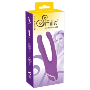 Sweet Smile Double Vibrator Purple