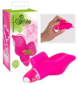 SMILE Little Dolphin - prstový vibrátor (růžový)