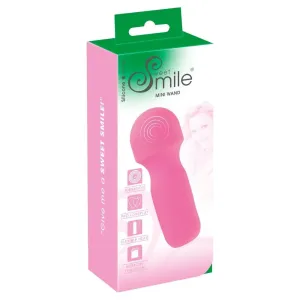 SMILE Mini Wand - nabíjecí mini masážní vibrátor (růžový)