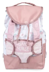 Klokanka s batohem Backpack Natur D'Amour Baby Nurse Smoby pro 42 cm panenku nastavitelná ramena a kapsa pro láhev #2704756