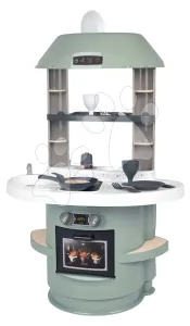 Kuchyňka s mechanickým zvukem Nova Kitchen Smoby v minimalistickém designu s 13 doplňky výška 78 cm