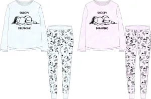 Snoopy - licence Dívčí pyžamo - Snoopy 5204605, růžová Barva: Růžová, Velikost: 134-140