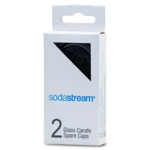 SodaStream Víčko na skleněné láhve se závitem 2ks, černý