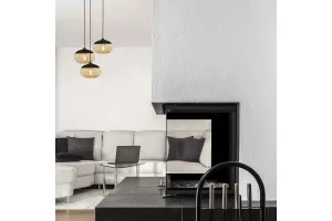 Sofahouse 28638 Designový lustr Cadenza 50 cm černý závěsné svítidlo