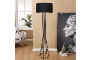 Sofahouse 28690 Designová stojanová lampa Fellini 155 cm černá
