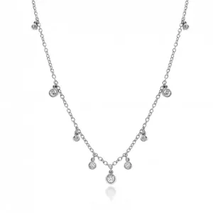 SOFIA stříbrný náhrdelník se zirkony CAMN21066-CZ-SS