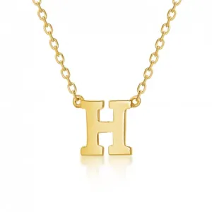 SOFIA zlatý náhrdelník s písmenem H NB9NBG-900H