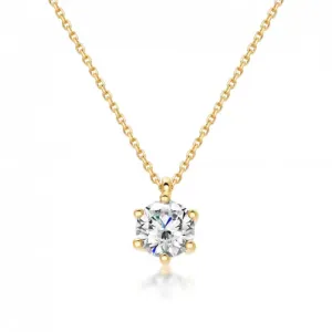 SOFIA zlatý náhrdelník se zirkonem GEMCS27663-06