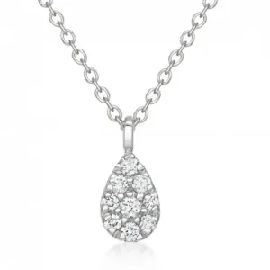 SOFIA DIAMONDS zlatý náhrdelník s diamanty 0,04 ct H/SI3 CK20707731855042+3