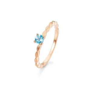 SOFIA DIAMONDS prsten z růžového zlata s topasem BE42/03331-R #4551999