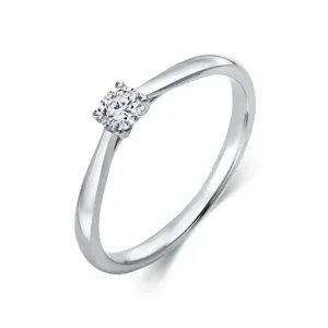 SOFIA DIAMONDS zlatý zásnubní prsten s diamantem 0,20 ct DIA1A289W4 #4553474