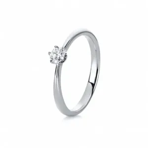 SOFIA DIAMONDS zlatý zásnubní prsten s diamantem 0,20 ct DIA1C480W8 #4553662
