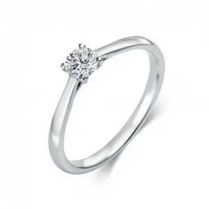 SOFIA DIAMONDS zlatý zásnubní prsten s diamantem 0,30 ct DIA1A291W4 #4553515