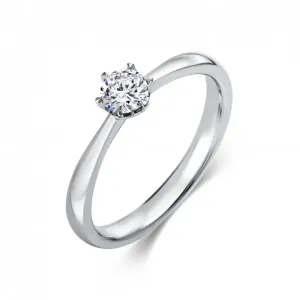 SOFIA DIAMONDS zlatý zásnubní prsten s diamantem 0,30 ct DIA1C482W8 #4553713