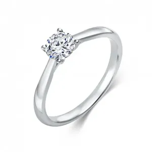 SOFIA DIAMONDS zlatý zásnubní prsten s diamantem 0,50 ct DIA1A293W4 #4553575