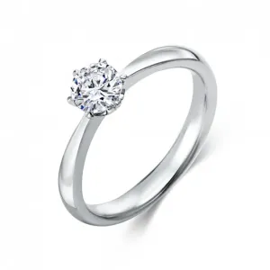 SOFIA DIAMONDS zlatý zásnubní prsten s diamantem 0,50 ct DIA1E293W8 #4553776