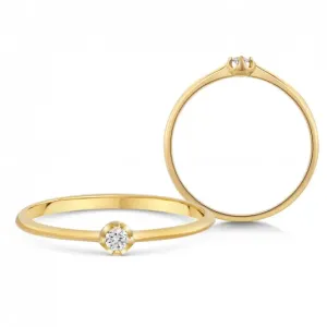 SOFIA DIAMONDS zlatý zásnubní prsten ZODL2931DIXL1 #4542524