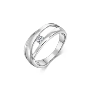 SOFIA stříbrný prsten DOZAUM-RZA-ZW #4545297