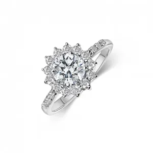 SOFIA stříbrný prsten květ AEAR4157Z/R #4542347