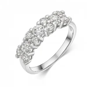 SOFIA stříbrný prsten se zirkony DOZGHE-RZA-ZW #4547680