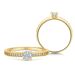 SOFIA zlatý zásnubní prsten se zirkonem ZODLRZ671310XL1 #4549701