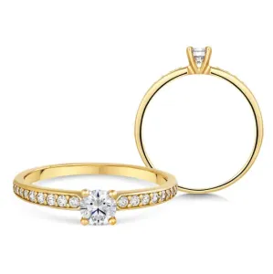 SOFIA zlatý zásnubní prsten ZODLR252310XL1 #4542233