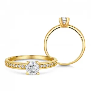 SOFIA zlatý zásnubní prsten ZODLRZ670910XL1 #4546788