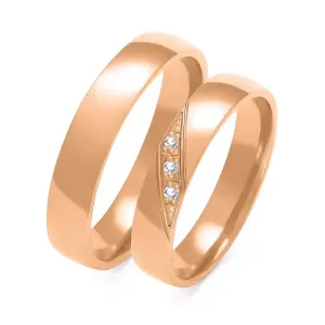 SOFIA zlatý dámský snubní prsten ZSA-146WRG #4555589